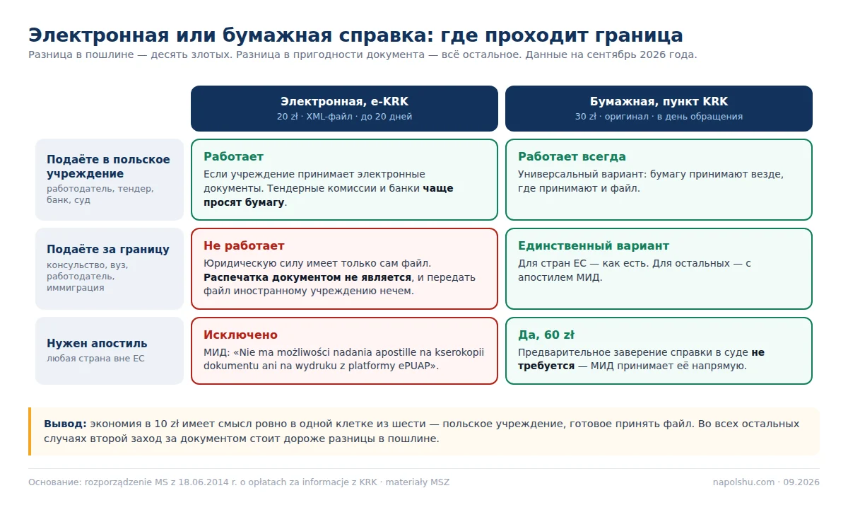 Матрица: электронная и бумажная справка о несудимости — где какая форма работает